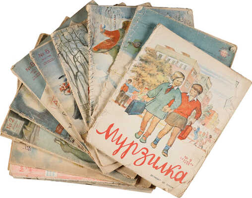 Журнал «Мурзилка». Подборка из 39 номеров. 1938-1944.